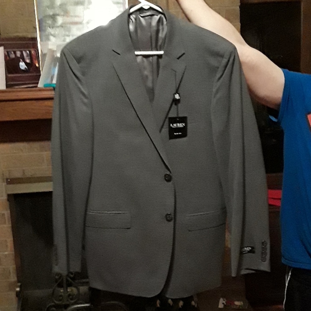 *HP* Ralph Lauren slim fit Gray Blazer 44 regular